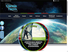 Tablet Screenshot of cienciatecno.com